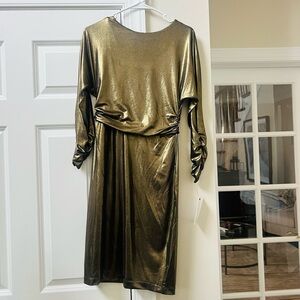 NWT Harper Rose Elegant Gold Dress size 4